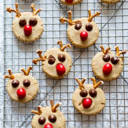 Rudolph Peanut Butter Cookies - Recipe photo by White On Rice Couple