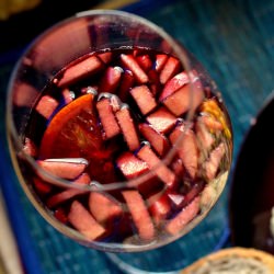 Pomegranate Sangria - Recipe photo by ashmita_s