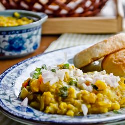 Pav Bhaji - Recipe photo by mywaytocook.com