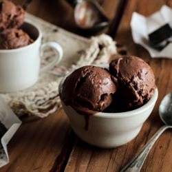 Chocolate (Dairy-Free) Ice Cream - Recipe photo by thepastryaffair