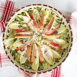 Endive with Pears & Gorgonzola - Recipe photo by Country Spoon