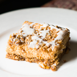 Pumpkin Streusel Cheesecake Bars - Recipe photo by parentpretty