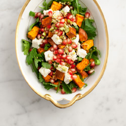 Sweet Potato & Pomegranate Salad - Recipe photo by loveandlemons