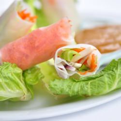 Rice Paper Salad Rolls - Recipe photo by thevegetarianginger