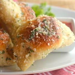 Garlic Parmesan Crescents - Recipe photo by theseasidebaker
