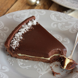 Chocolate Menta Tart - Recipe photo by lareposteriademiguel