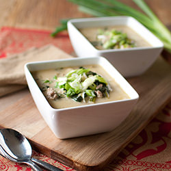 Spicy Turkey Soup Florentine - Recipe photo by lasxrcista