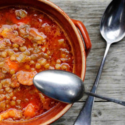 Good Luck Lentil Soup - Recipe photo by starvingchef
