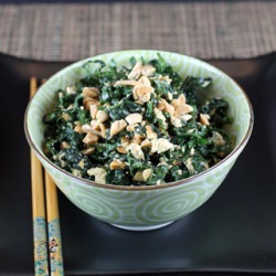 Kale-Tofu salad - Recipe photo by Food Gal