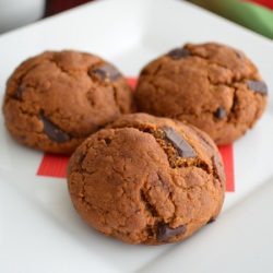 Hot Lips Chocolate Chunk Cookies - Recipe photo by trialsinfood