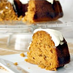 Pumpkin Spice Bundt Cake - Recipe photo by OurEyesEatFirst