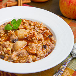 Apple Pie Steel Cut Oatmeal - Recipe photo by closetcooking