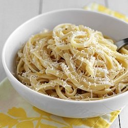 Linguine al Limone - Recipe photo by HappyKidsInc