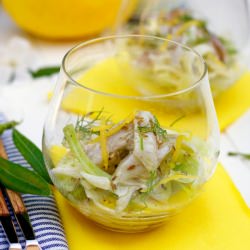Branzino and Fennel Carpaccio - Recipe photo by SheKnows Food Editor