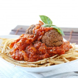 Chia Tomato Spaghetti Sauce - Recipe photo by includingcake
