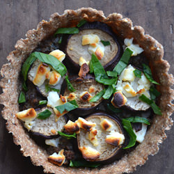 Tart with Eggplant - Recipe photo by twinfood