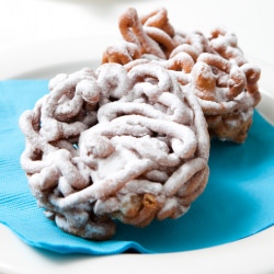 Maple Syrup infused Funnel Cakes - Recipe photo by rkosi3