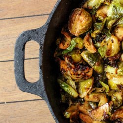 Asian Inspired Brussels Sprouts - Recipe photo by ringfingertanline