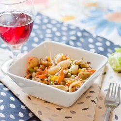 Black-Eyed and Green Peas Pasta - Recipe photo by elsbro