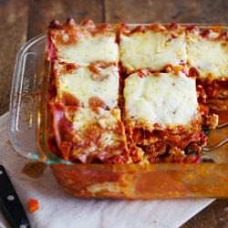Whole Wheat Lasagna - Recipe photo by pinchofyum