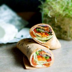 Veggie Wraps - Recipe photo by SheKnows Food Editor