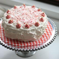 Peppermint-Orange Cake - Recipe photo by tunenfork