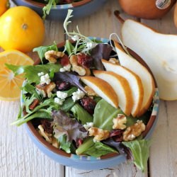 Winter Pear Salad - Recipe photo by damndelicious