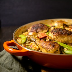Baked Chicken Paella - Recipe photo by cooksnapsavour