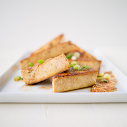 Honey-Ginger Sauce (with Tofu) - Recipe photo by cooksnapsavour