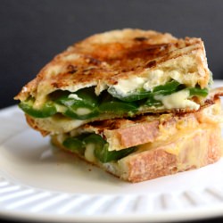 Jalapeno Popper Grilled Cheese - Recipe photo by claireg