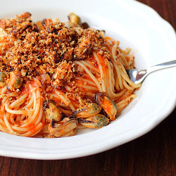 Seafood pasta - Recipe photo by Adventuress Heart