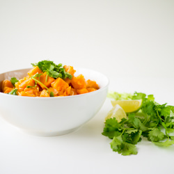 Thai Sweet Potato Curry Rice Noodle - Recipe photo by cooksnapsavour