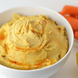 Garlicky Hummus w/ Tahini - Recipe photo by Natalie Paramore