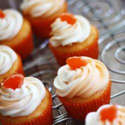 Orange Creamsicle Cupcakes - Recipe photo by Celebrations.com