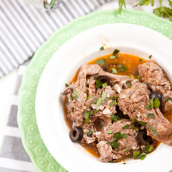 Rabbit with Olives - Recipe photo by gasparzinha