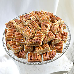Creole Pecan Praline Bars - Recipe photo by madaboutmaida