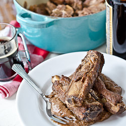 Chocolate and Stout Braised Ribs - Recipe photo by The Endless Meal
