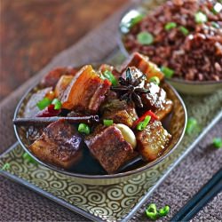 Braised Pork Belly - Recipe photo by lemonsandanchovies