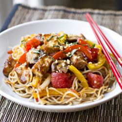 Thai-Style Crispy Tofu & Veg - Recipe photo by thecozyapron