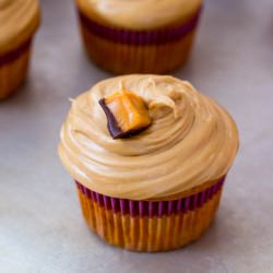 Salted Triple Caramel Cupcakes - Recipe photo by sallysbakingaddiction