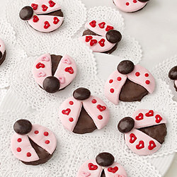 Valentine Ladybug Mint Cookies - Recipe photo by House Of Joyful Noise