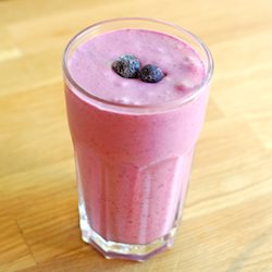 Berry Coconut Cream Smoothie - Recipe photo by aducksoven