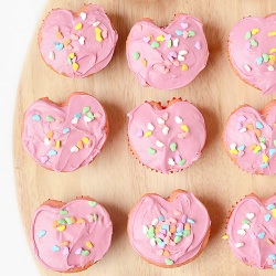 Heart Shaped Cupcakes - Recipe photo by craftymom