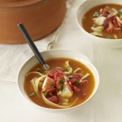 Lobster Soup - Recipe photo by LakeIslePress