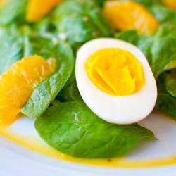 Mimosa Vinaigrette - Recipe photo by slimpickinskitchen