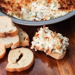 Lightened Jalapeño Popper Dip - Recipe photo by ringfingertanline