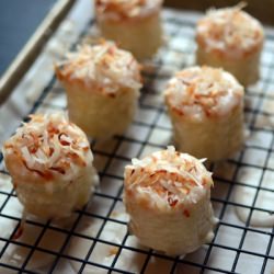 Piña Colada Petits Fours - Recipe photo by setonh