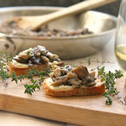 Mushroom Bruschetta - Recipe photo by SheKnows Food Editor