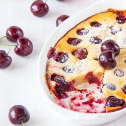 Cherry Clafoutis - Recipe photo by delicieux