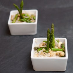Asparagus and Cashew Rice Pilaf - Recipe photo by Small Wallet Big Appetite